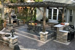 home-backyard-designs-paver-patio-with-wood-pergola